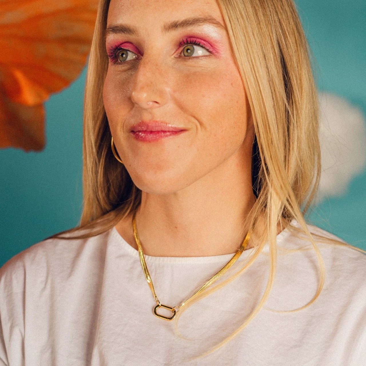 Snake Chain Necklace by Oh Clementine