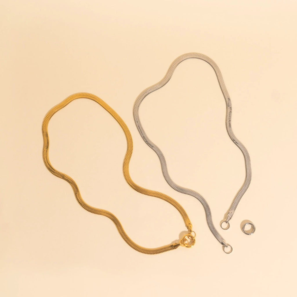 Snake Chain Necklace by Oh Clementine