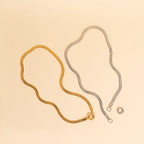 Snake Chain Necklace by Oh Clementine