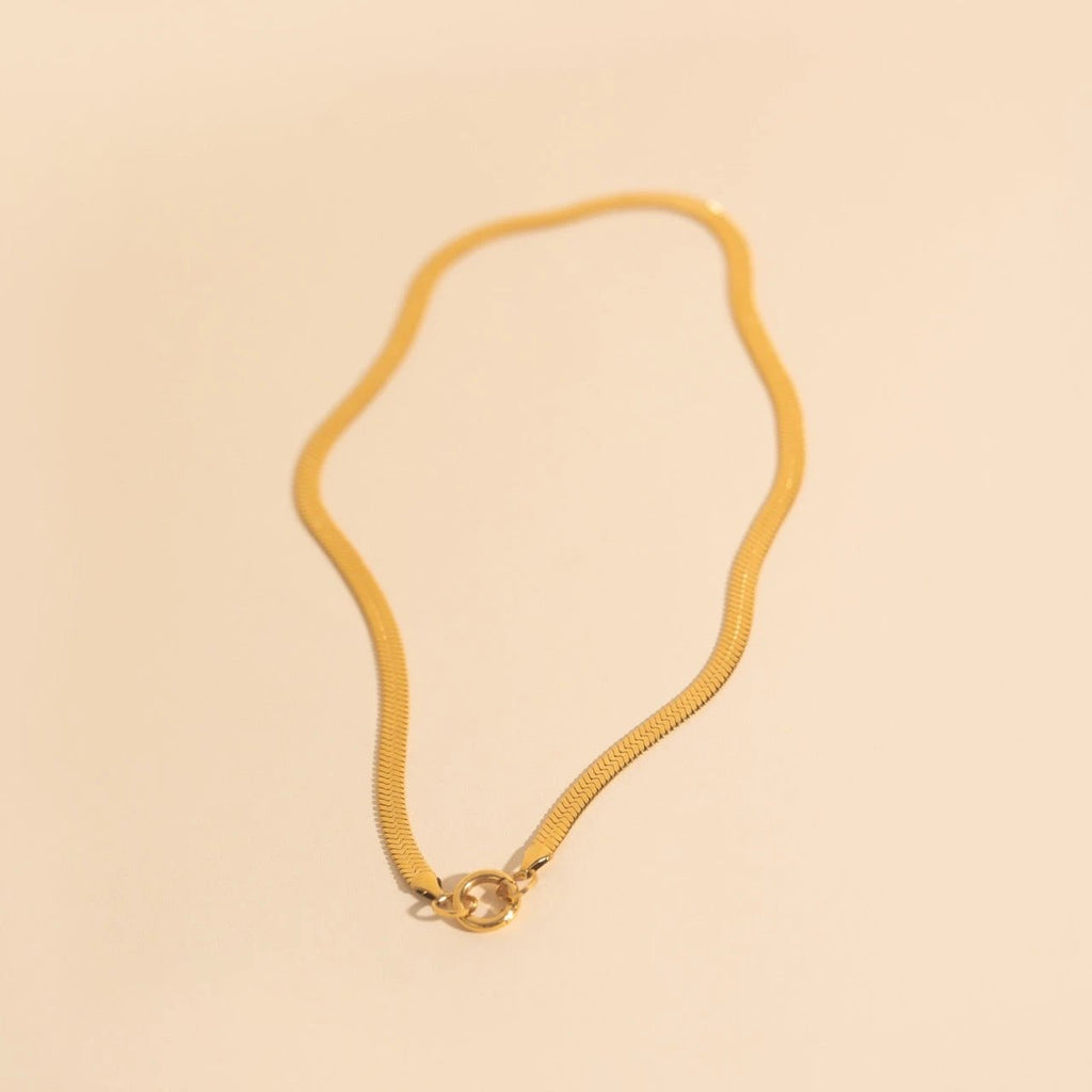 Snake Chain Necklace by Oh Clementine
