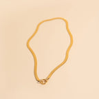 Snake Chain Necklace by Oh Clementine