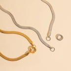 Snake Chain Necklace by Oh Clementine