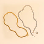 Snake Chain Necklace by Oh Clementine