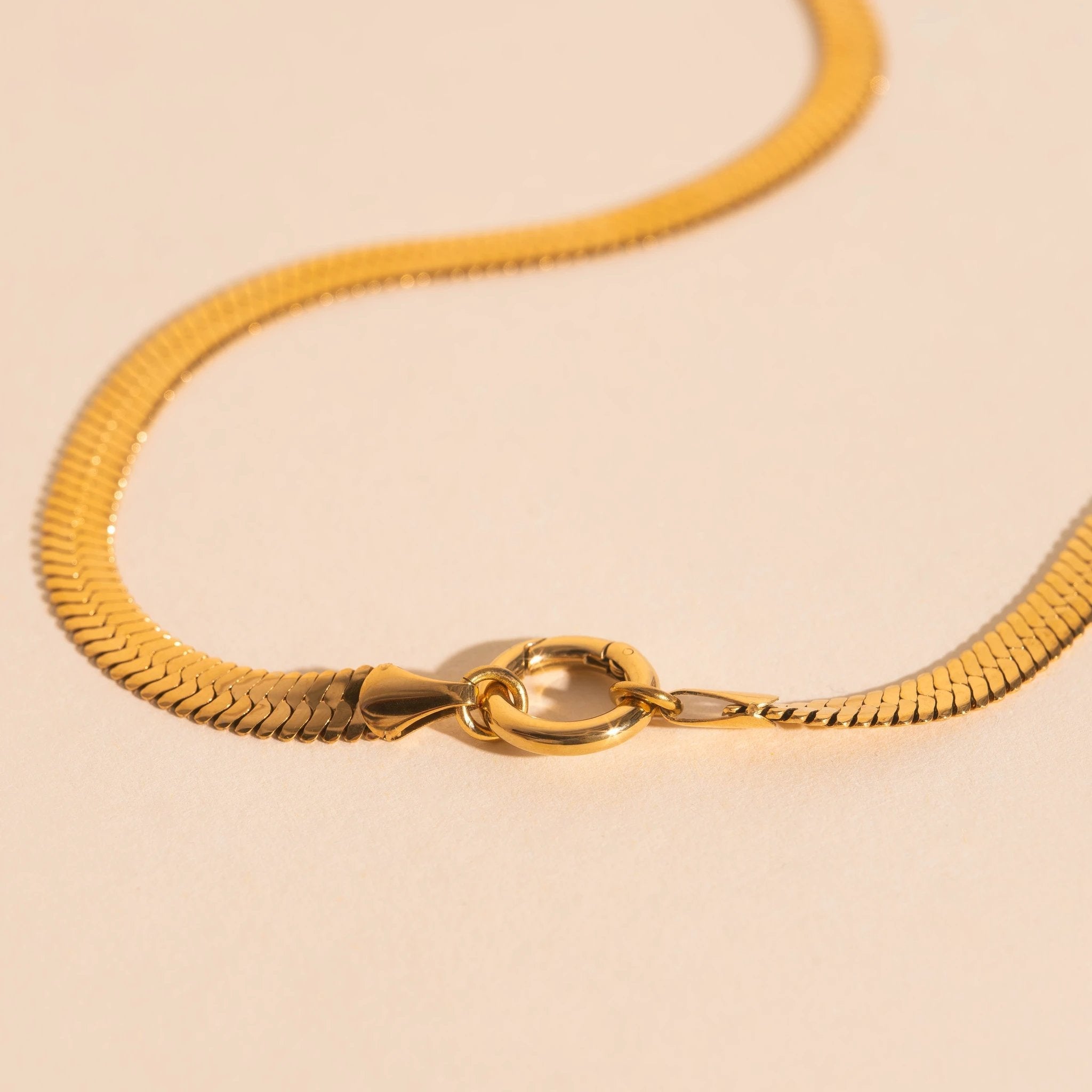 Snake Chain Necklace by Oh Clementine