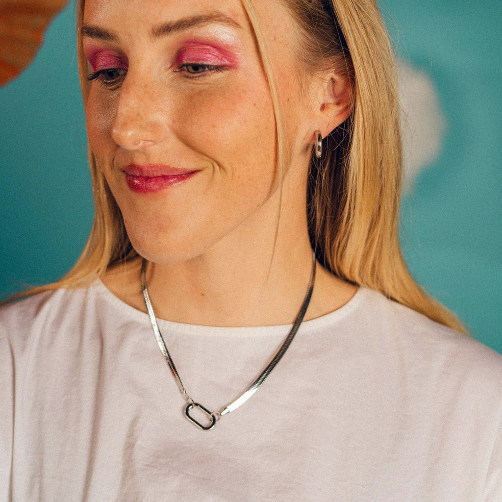 Snake Chain Necklace by Oh Clementine