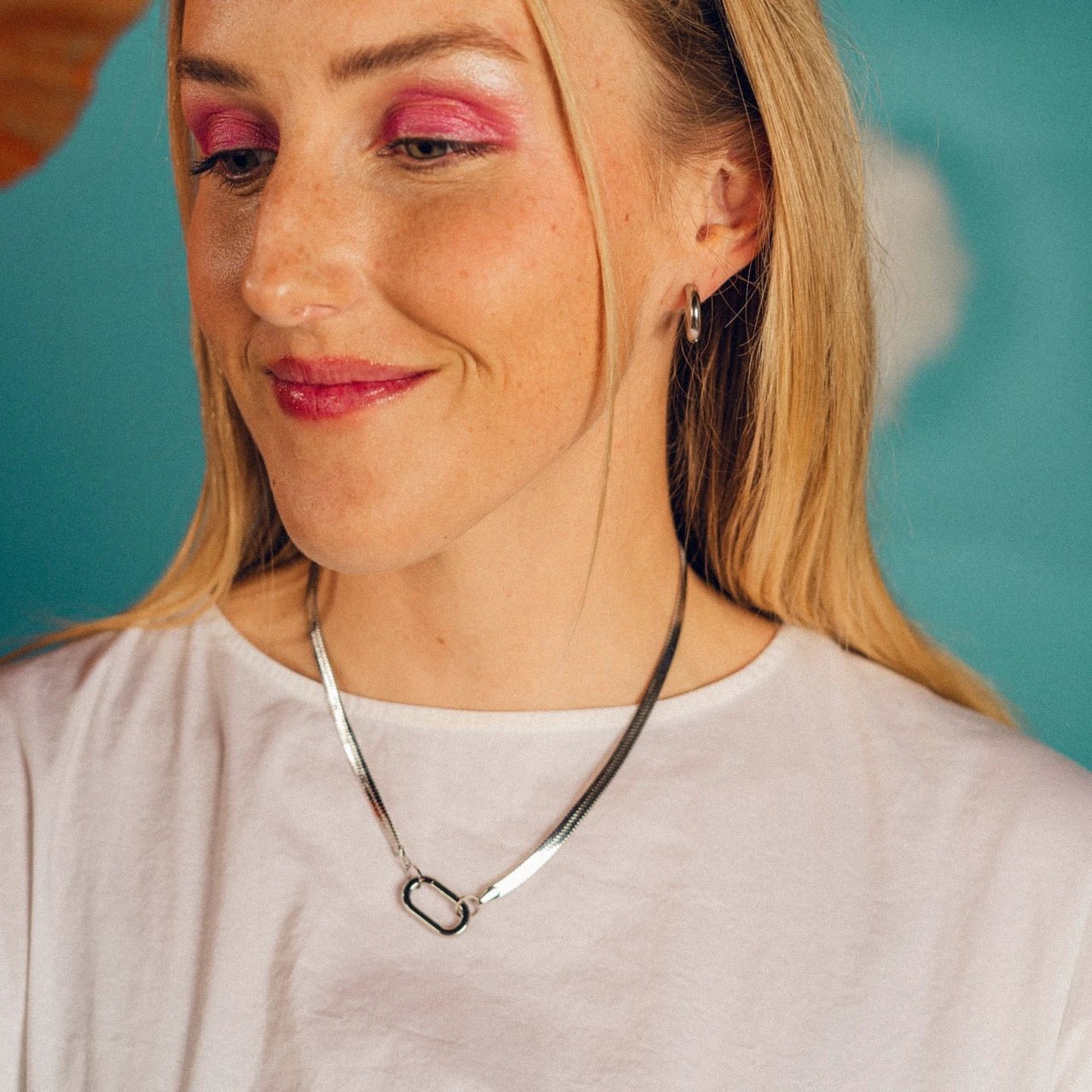 Snake Chain Necklace by Oh Clementine