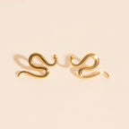 Snake Stud Earrings by Oh Clementine
