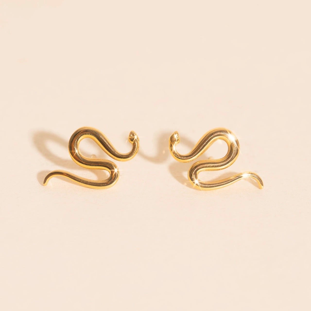 Snake Stud Earrings by Oh Clementine