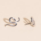 Snake Stud Earrings by Oh Clementine