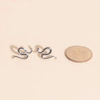 Snake Stud Earrings by Oh Clementine