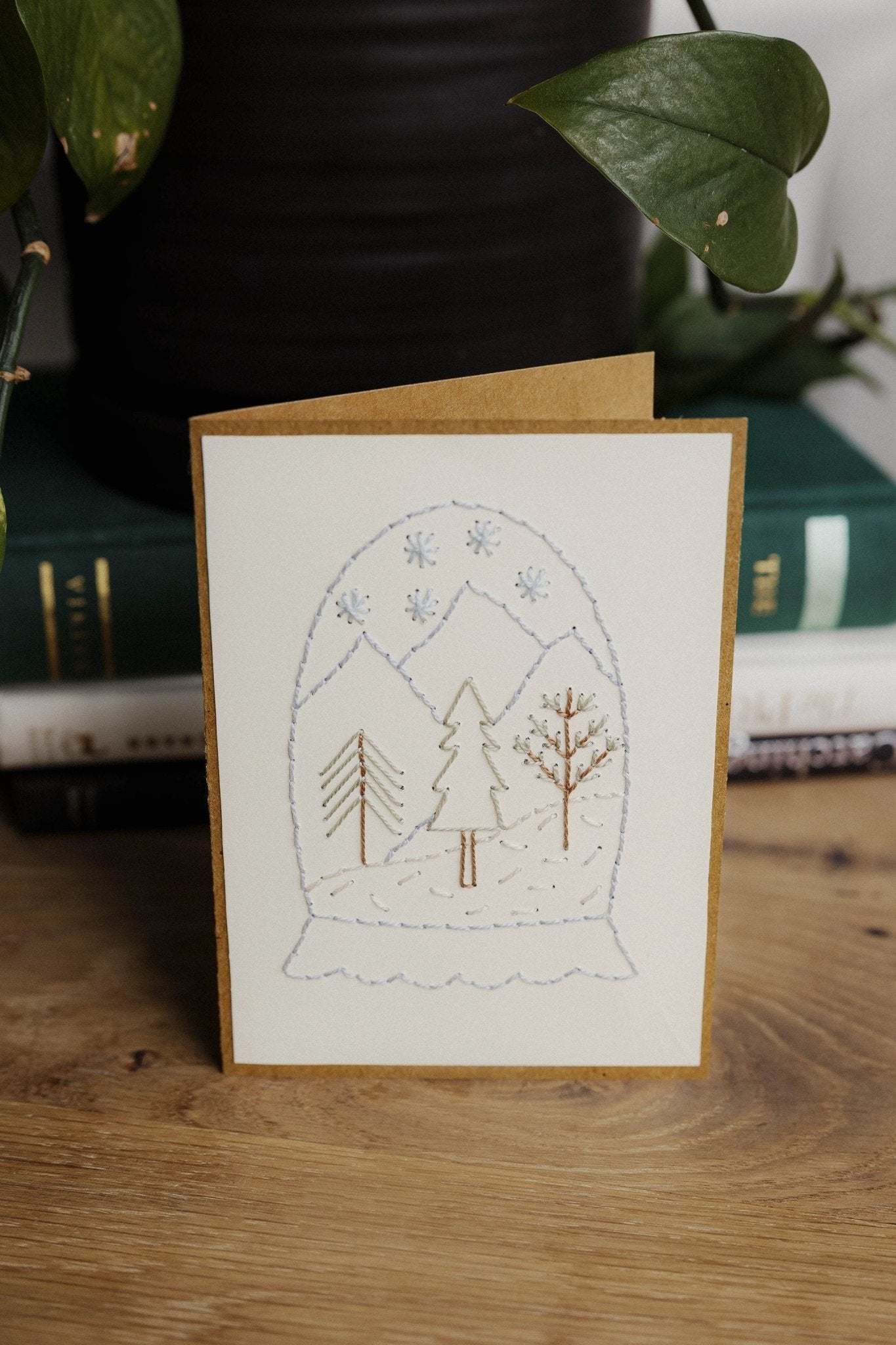 Snow Globe Holiday Greeting Cards by Rosies Boutique Haiti