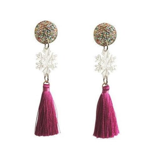 Snow Star Earrings by Laliblue Earrings La Vie Bien Snow Star Earrings by Laliblue