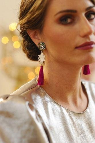 Snow Star Earrings by Laliblue Earrings La Vie Bien Snow Star Earrings by Laliblue