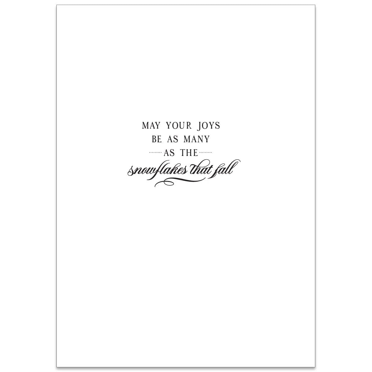 Snowflake Present Boxed Card 10 ct by Anna Griffin Inc.