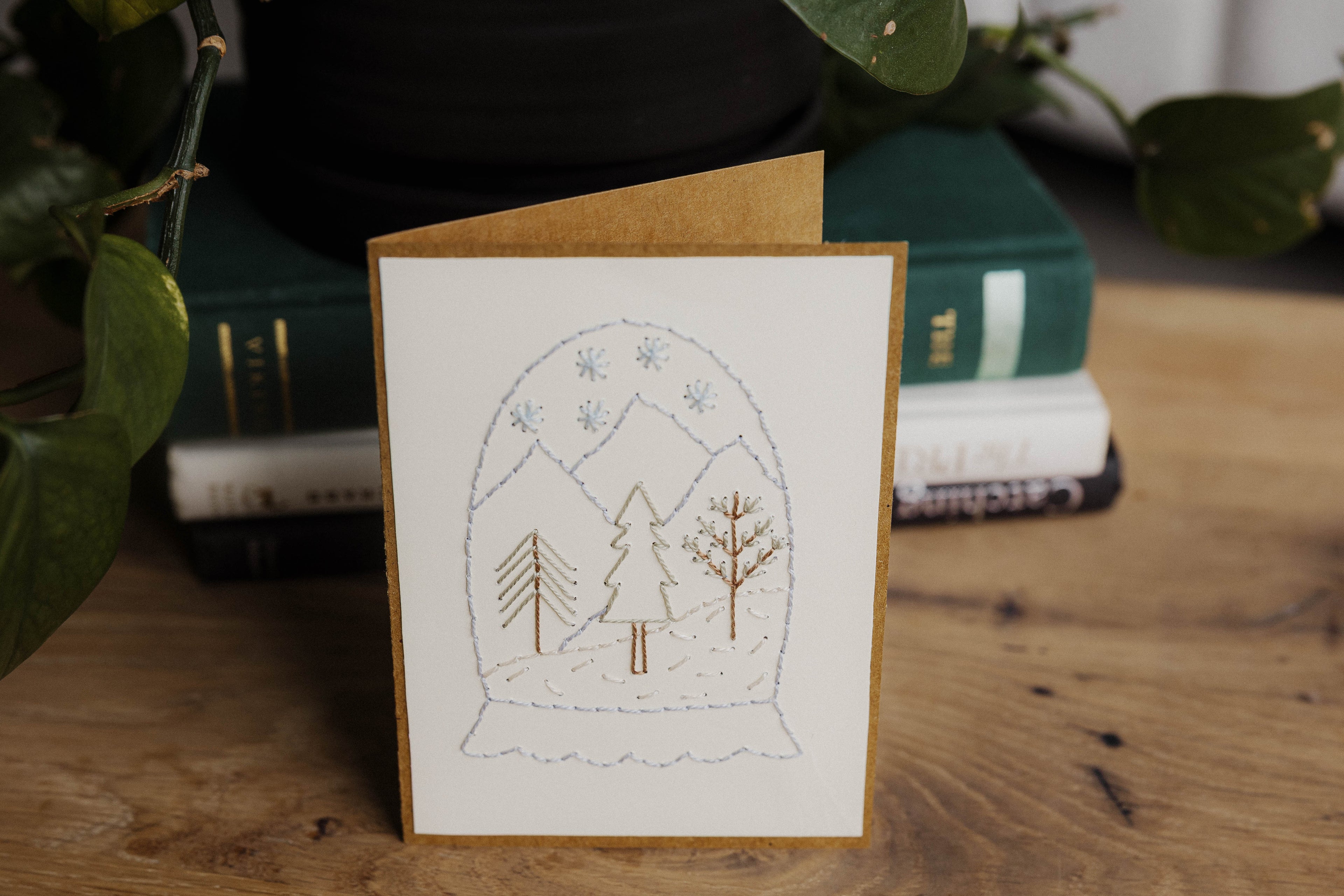 Snow Globe Holiday Greeting Cards