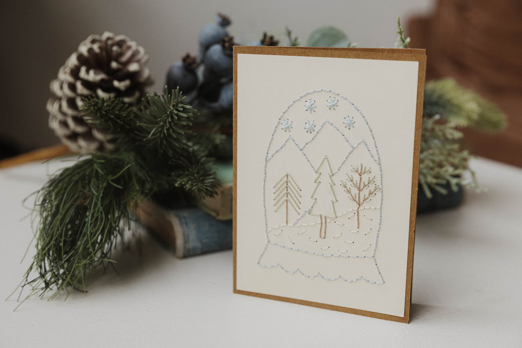 Snow Globe Holiday Greeting Cards