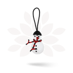 Snowman Seed Bead Ornament - Guatemala Decor La Vie Bien Snowman Seed Bead Ornament - Guatemala