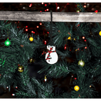 Snowman Seed Bead Ornament - Guatemala Decor La Vie Bien Snowman Seed Bead Ornament - Guatemala
