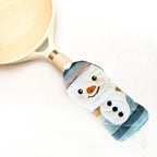 Snowman Skillet Handle Holder Kitchen - Linens La Vie Bien Snowman Skillet Handle Holder