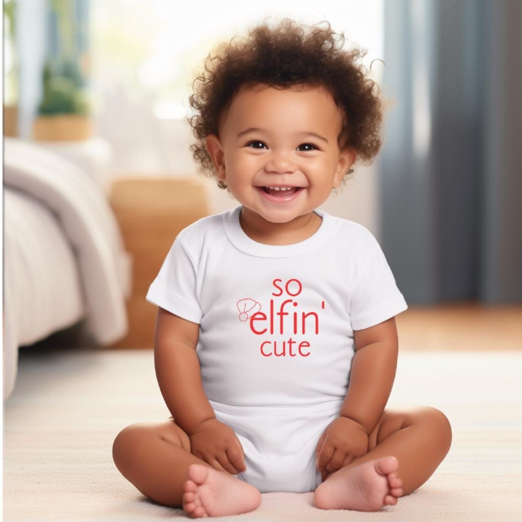 So Elfin' Cute Baby Bodysuit Baby and Kids La Vie Bien So Elfin' Cute Baby Bodysuit