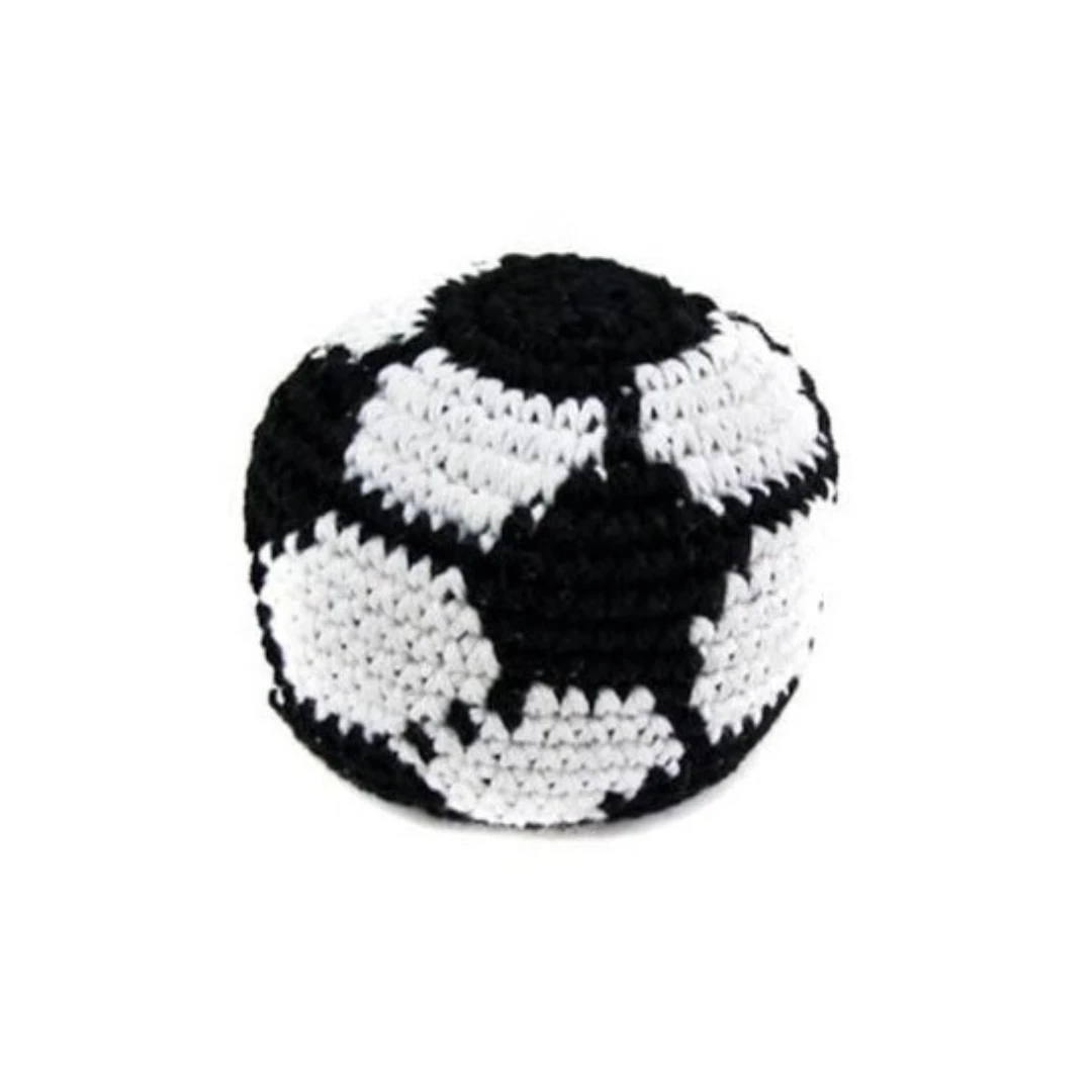 Soccer Ball Hacky Sack by Upavim Crafts