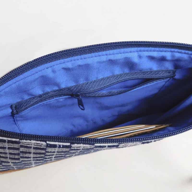 Sofia Leather and Woven Crossbody Bag Siggy La Vie Bien Sofia Leather and Woven Crossbody Bag