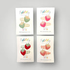 Soft Strawberries Hair Clips by Parker + Kay Creative