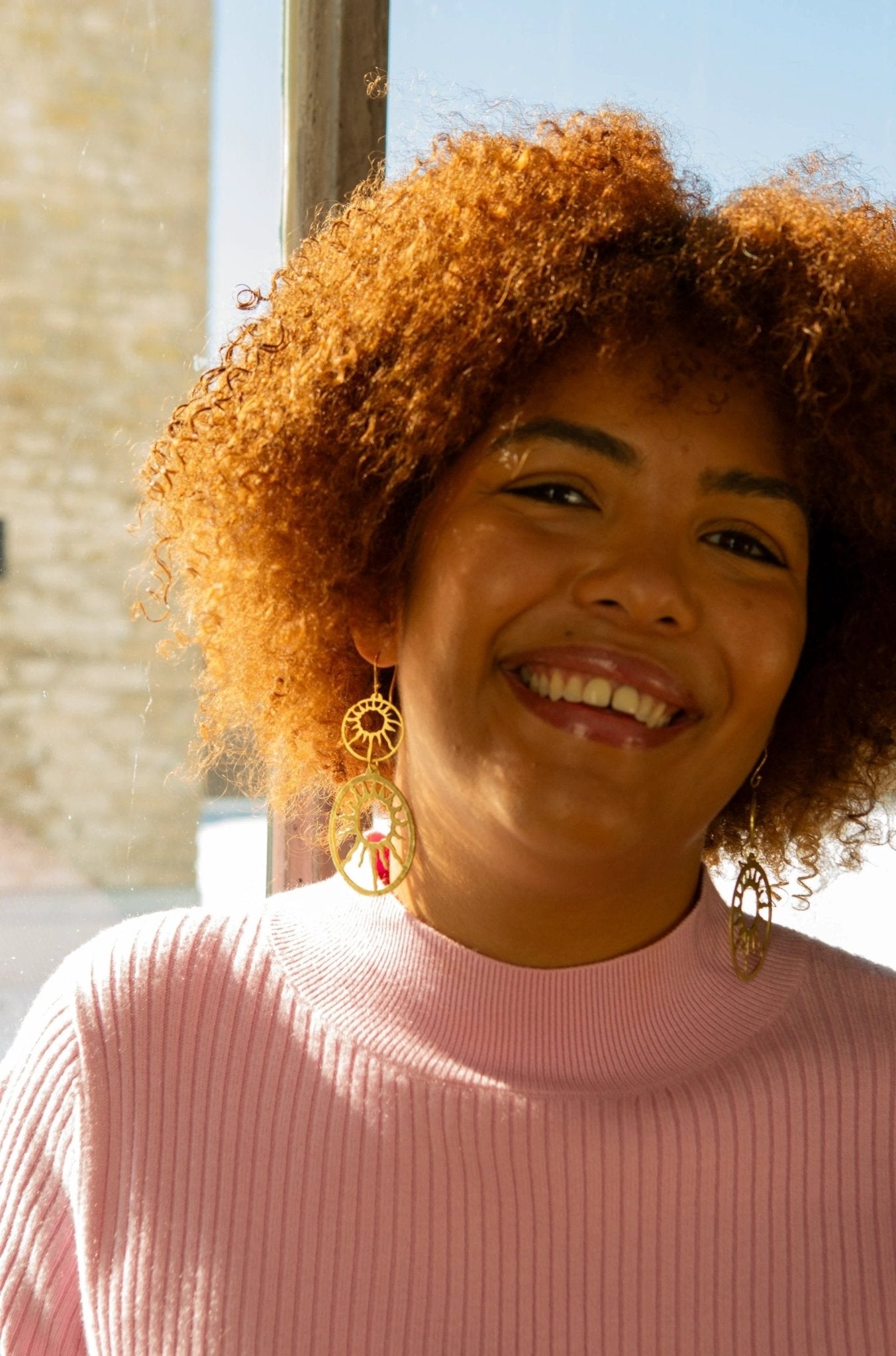 Sol Statement Earrings by Fair Anita