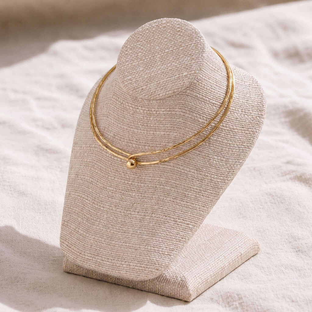 Sola Sphere Ball Choker Necklace Collar Choker La Vie Bien Sola Sphere Ball Choker Necklace Collar