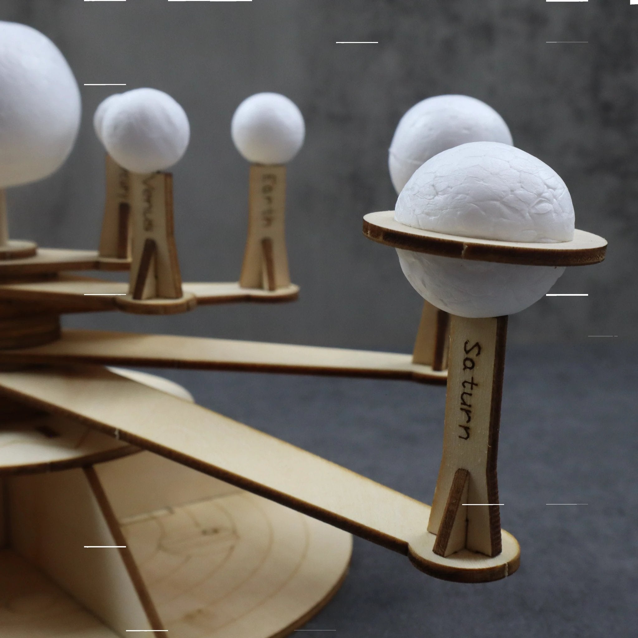 Solar System Model DIY Kit, Educational STEM Toy by Kitsville