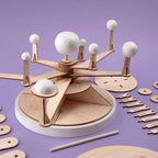 Solar System Model DIY Kit, Educational STEM Toy by Kitsville