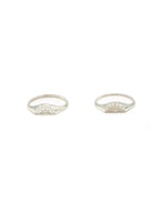 Soleil Moon Sterling Ring Set by Fair Anita