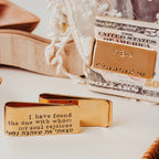 Song of Solomon I have found the one Money Clip for Groom by Salt Sparkle Shalom