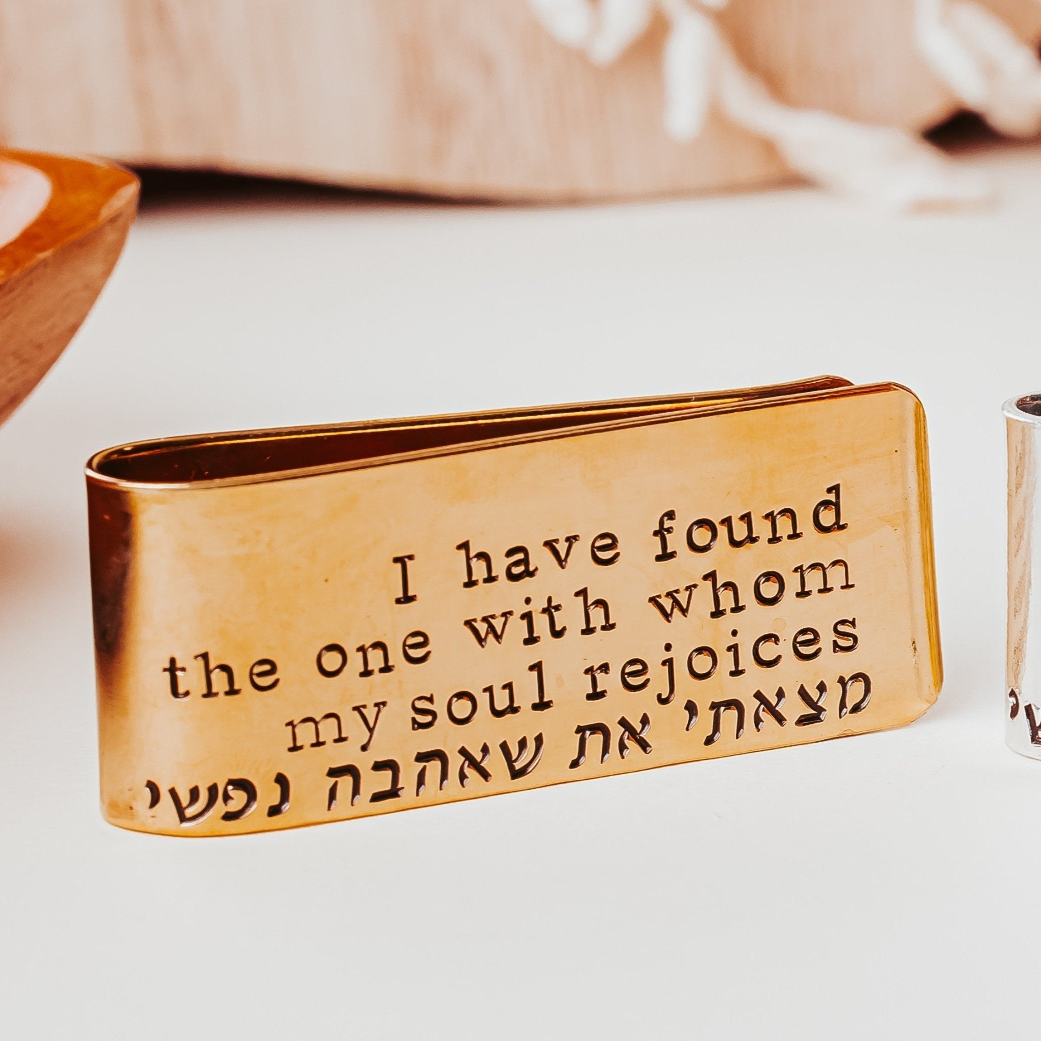 Song of Solomon I have found the one Money Clip for Groom