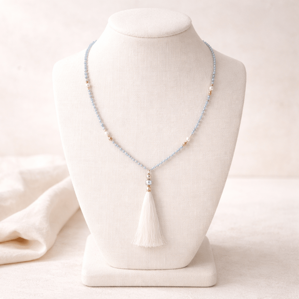 Sonia Tassel Bead Necklace - Thailand Jewelry La Vie Bien Sonia Tassel Bead Necklace - Thailand