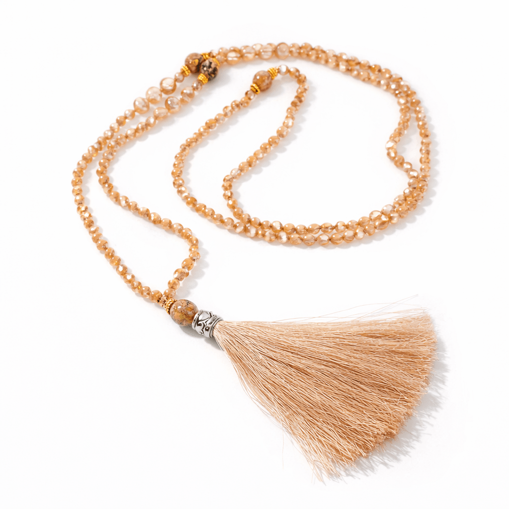 Sonia Tassel Bead Necklace - Thailand Jewelry La Vie Bien Sonia Tassel Bead Necklace - Thailand
