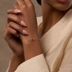 Soulful Passion Carnelian Heart Bracelet by Karma and Luck