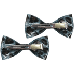 Sourpuss Blue Leopard Glitter Hair Bows Set of 2 | Rockabilly Hair Accessories Leopard Print Hair Clips Hair Clip La Vie Bien Sourpuss Blue Leopard Glitter Hair Bows Set of 2 | Rockabilly Hair Accessories Leopard Print Hair Clips
