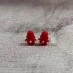 Sourpuss Red Octopus Earrings | Nautical Studs Rockabilly Jewelry | Alternative Sailor Accessories Earrings La Vie Bien Sourpuss Red Octopus Earrings | Nautical Studs Rockabilly Jewelry | Alternative Sailor Accessories