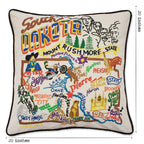 South Dakota Hand - Embroidered Pillow Pillows La Vie Bien South Dakota Hand - Embroidered Pillow