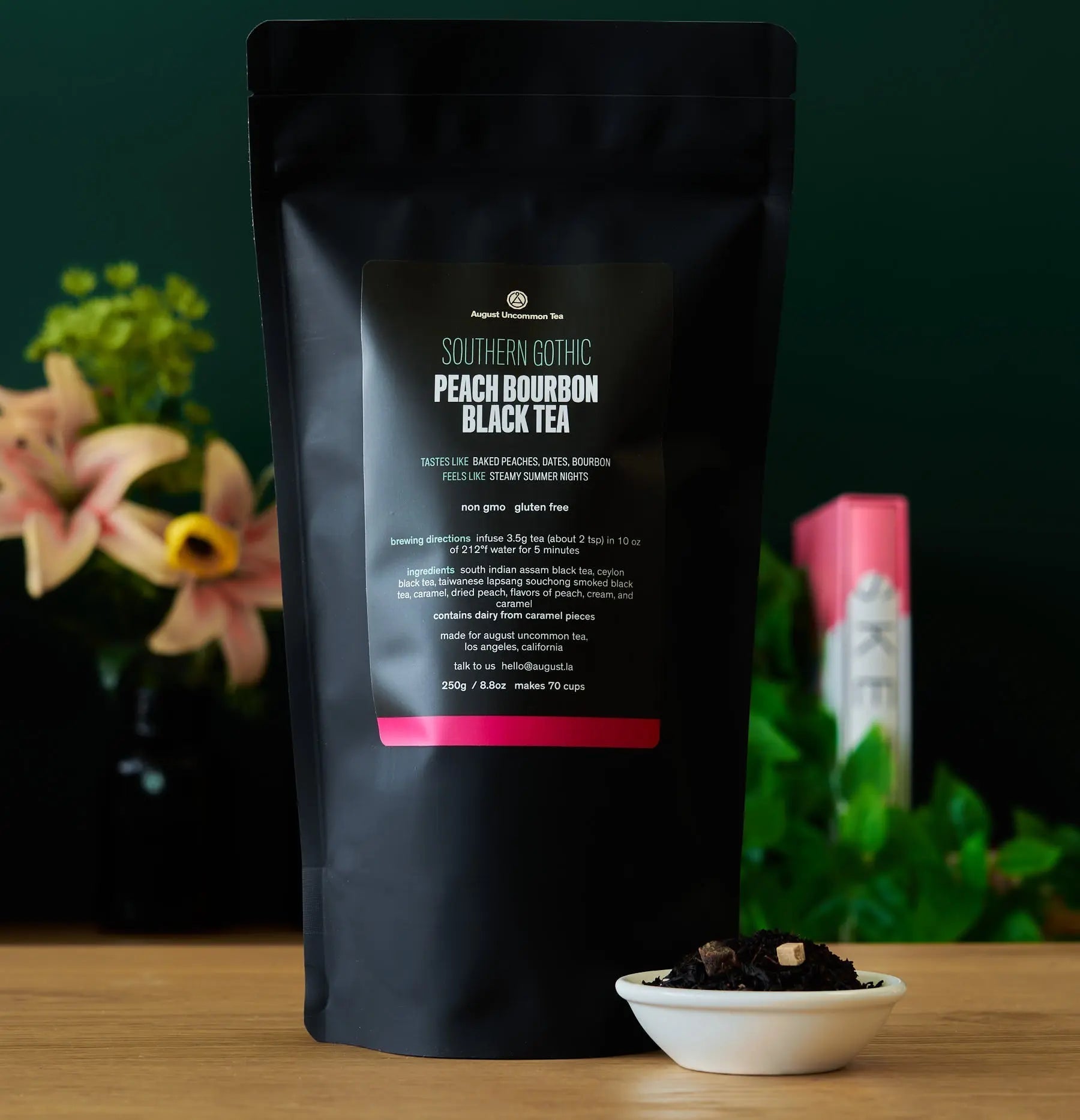 Southern Gothic - Peach Bourbon Black Tea Beverages > Teas > Black Teas La Vie Bien Southern Gothic - Peach Bourbon Black Tea