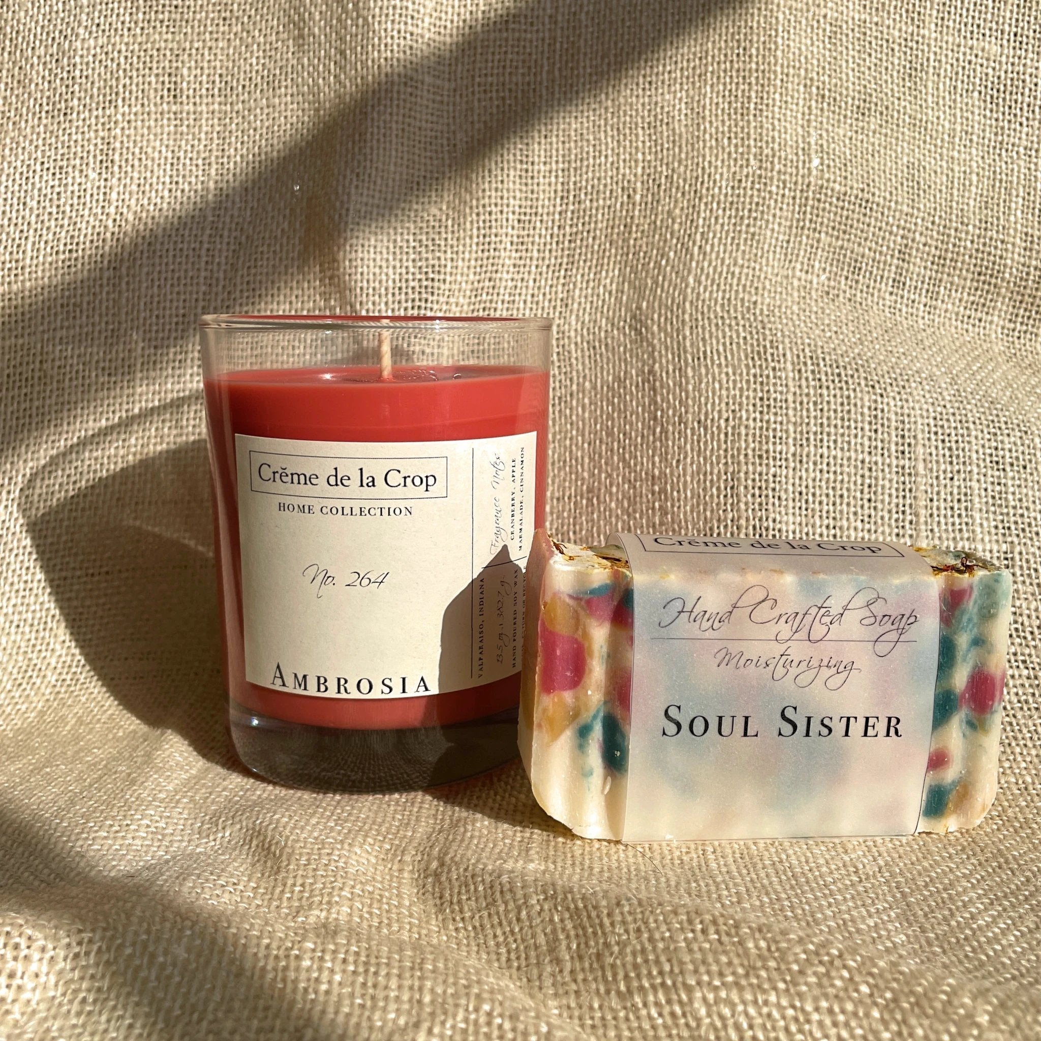 Soy Candle - Ambrosia by Creme de la Crop