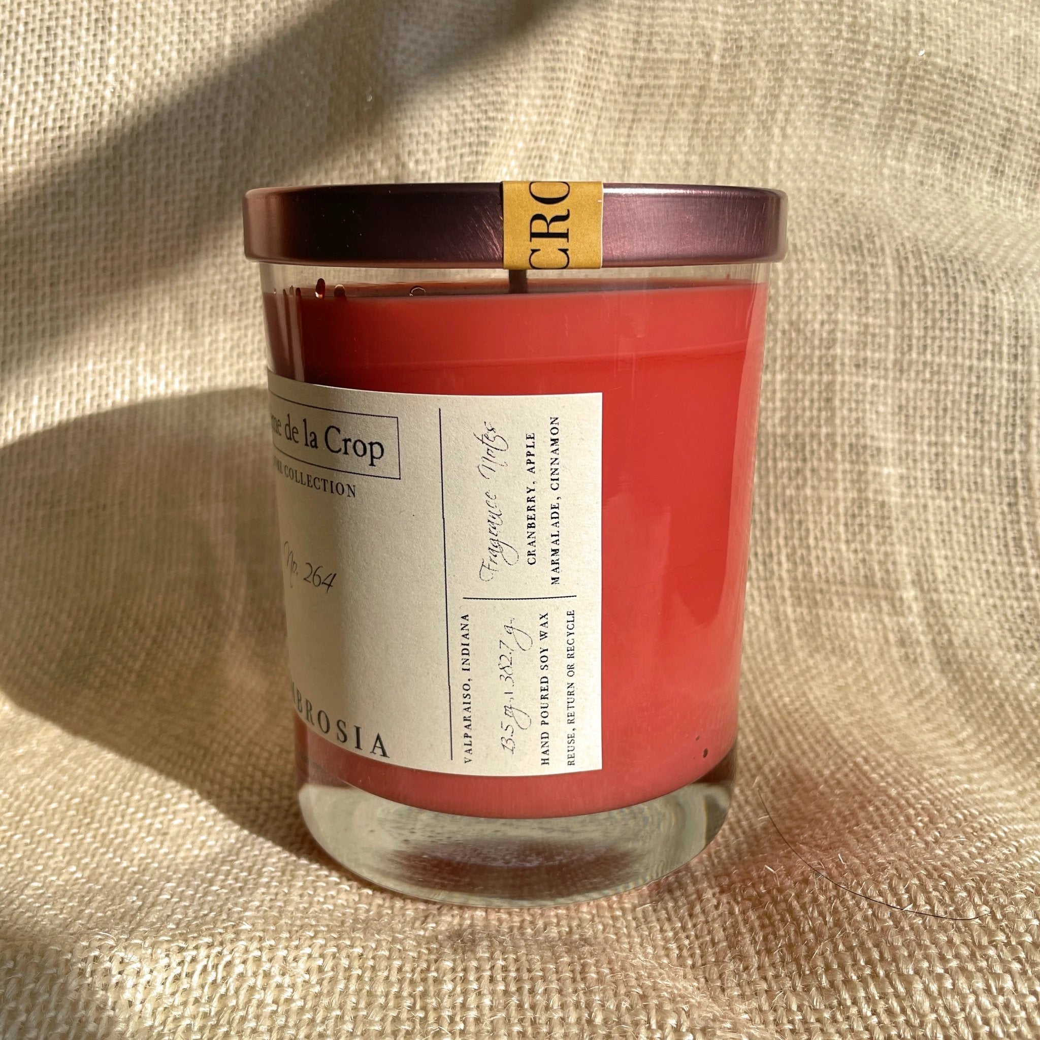Soy Candle - Ambrosia by Creme de la Crop