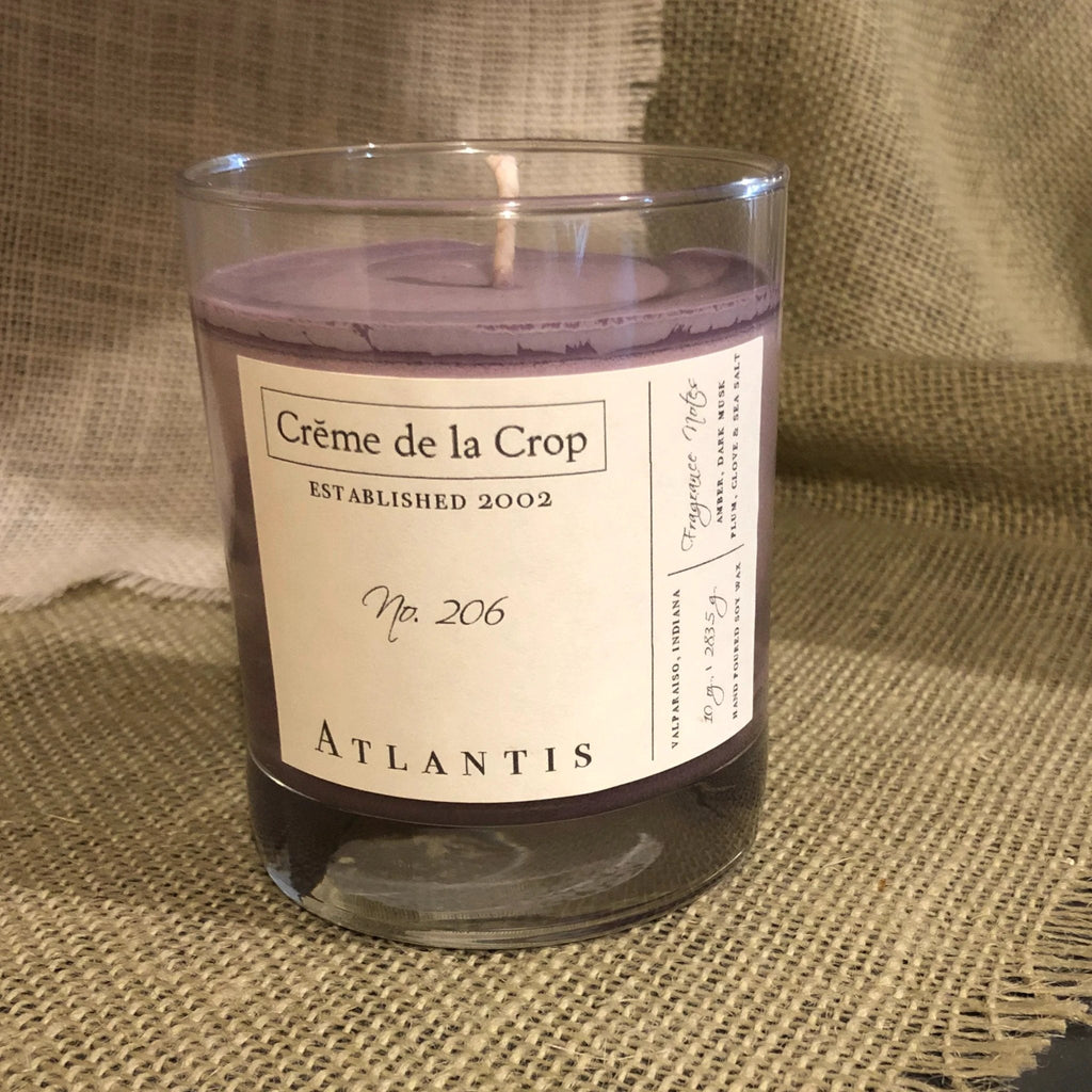 Soy Candle - Atlantis (Sea Salt & Dark Musk) by Creme de la Crop