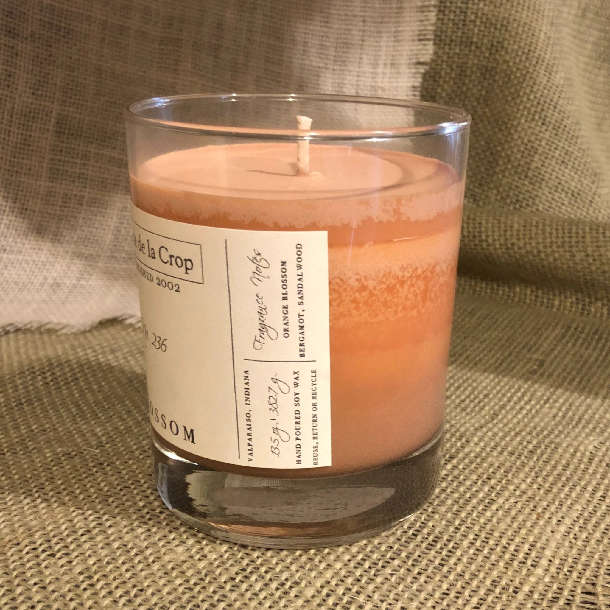 Soy Candle - Blossom (Orange Blossom) by Creme de la Crop