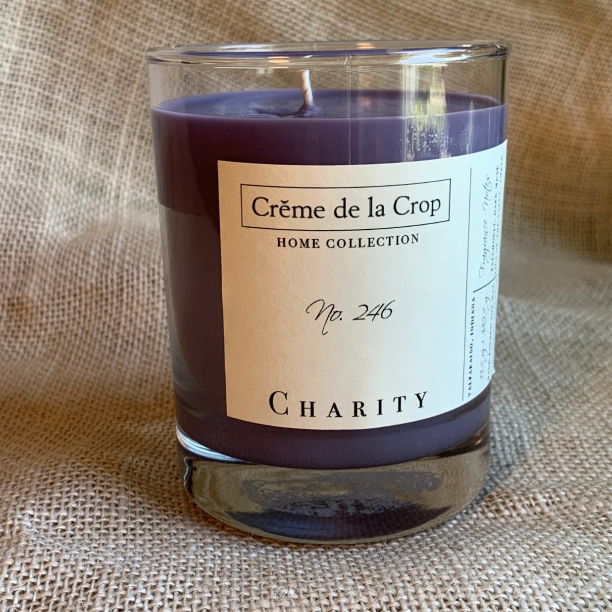 Soy Candle - Charity (Nag Champa) by Creme de la Crop