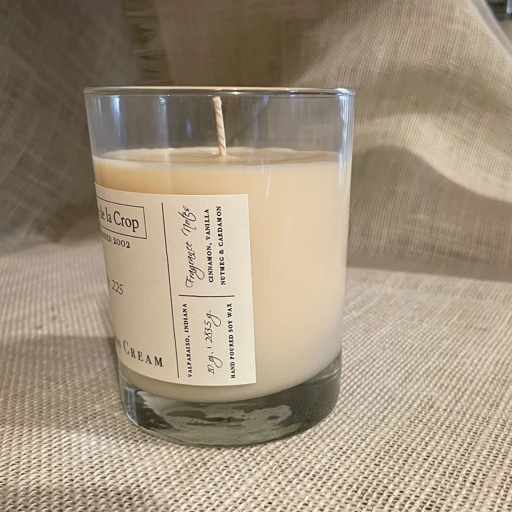 Soy Candle - Cinnamon Cream by Creme de la Crop