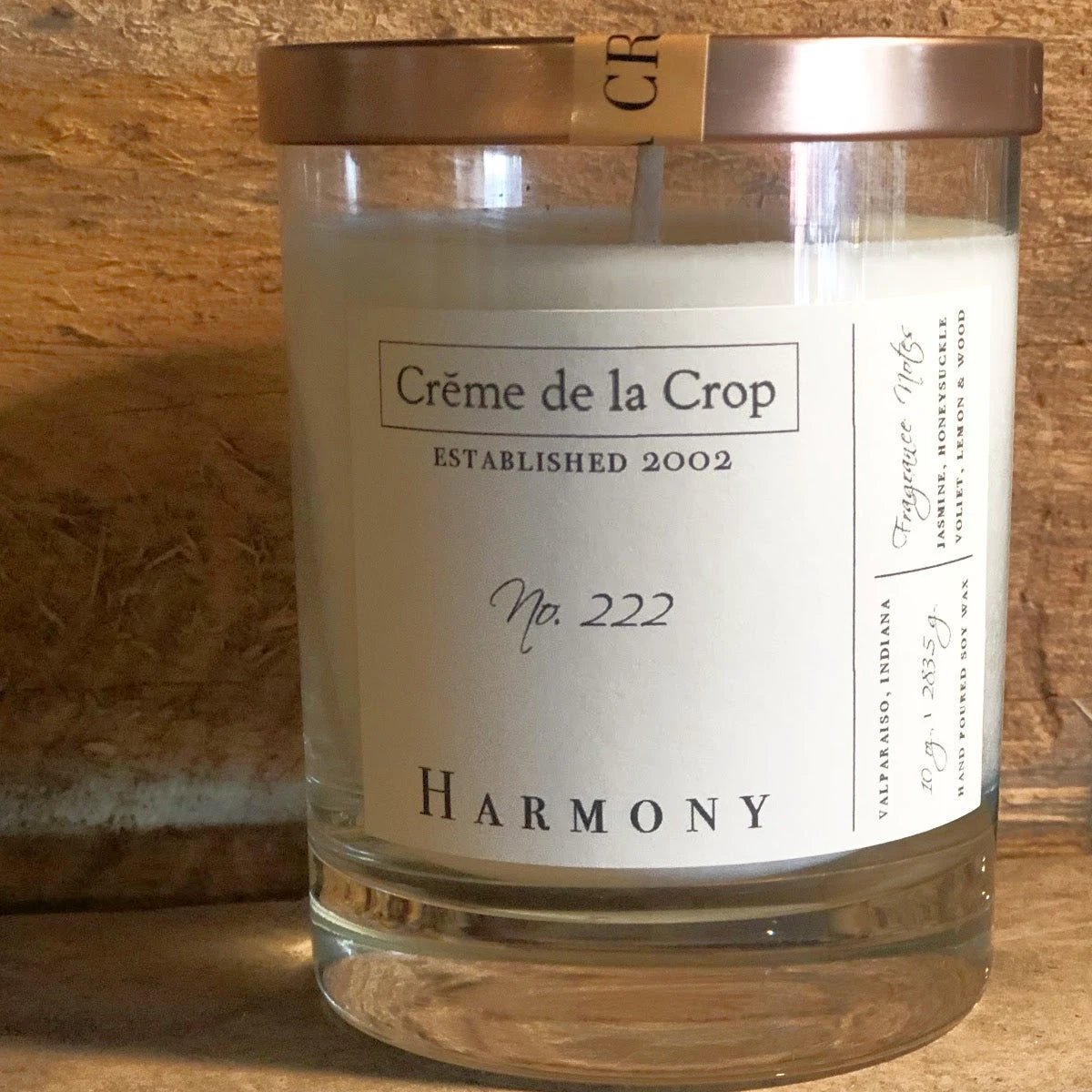 Soy Candle - Harmony (Honeysuckle) by Creme de la Crop