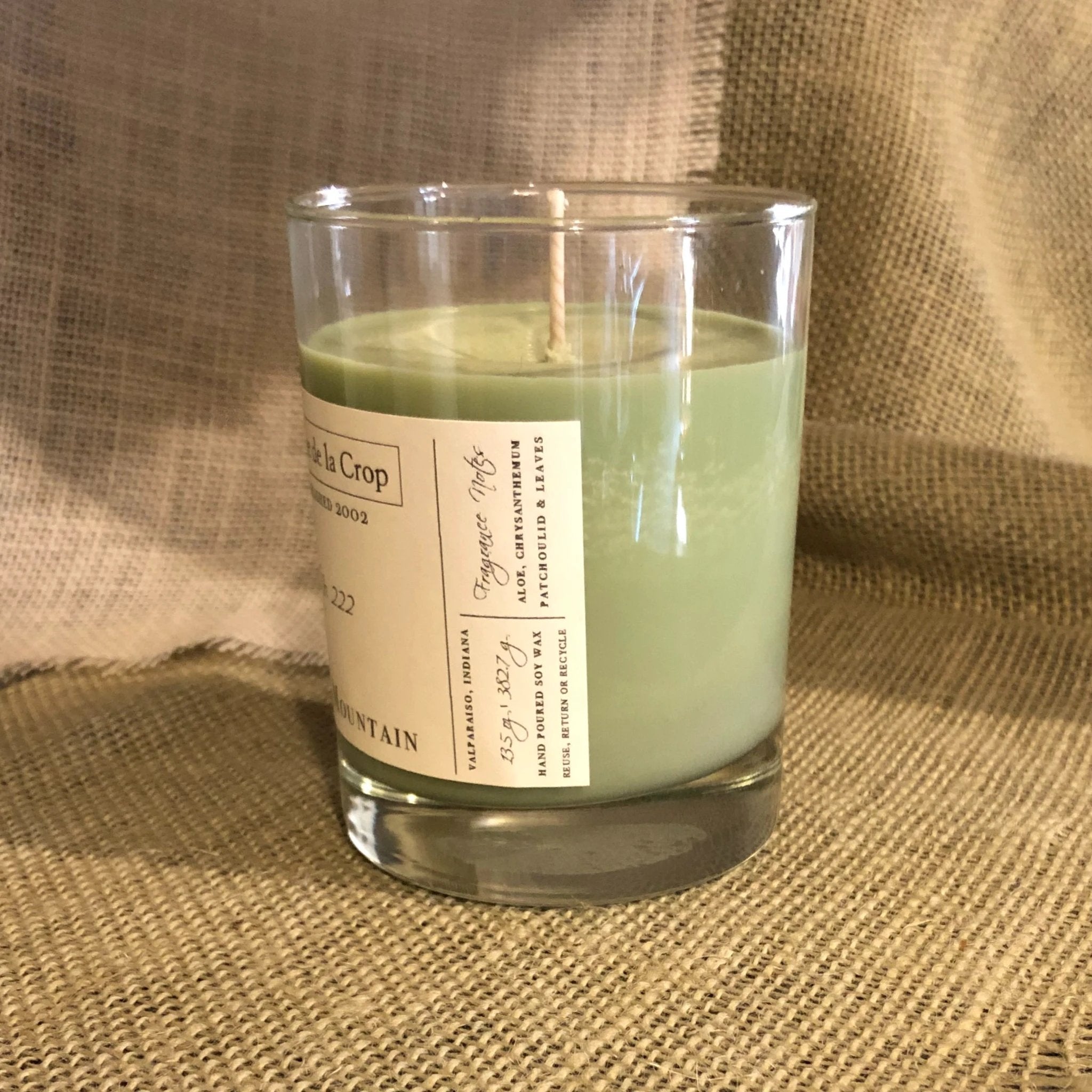 Soy Candle - Jade Mountain (Aloe & Agave) by Creme de la Crop
