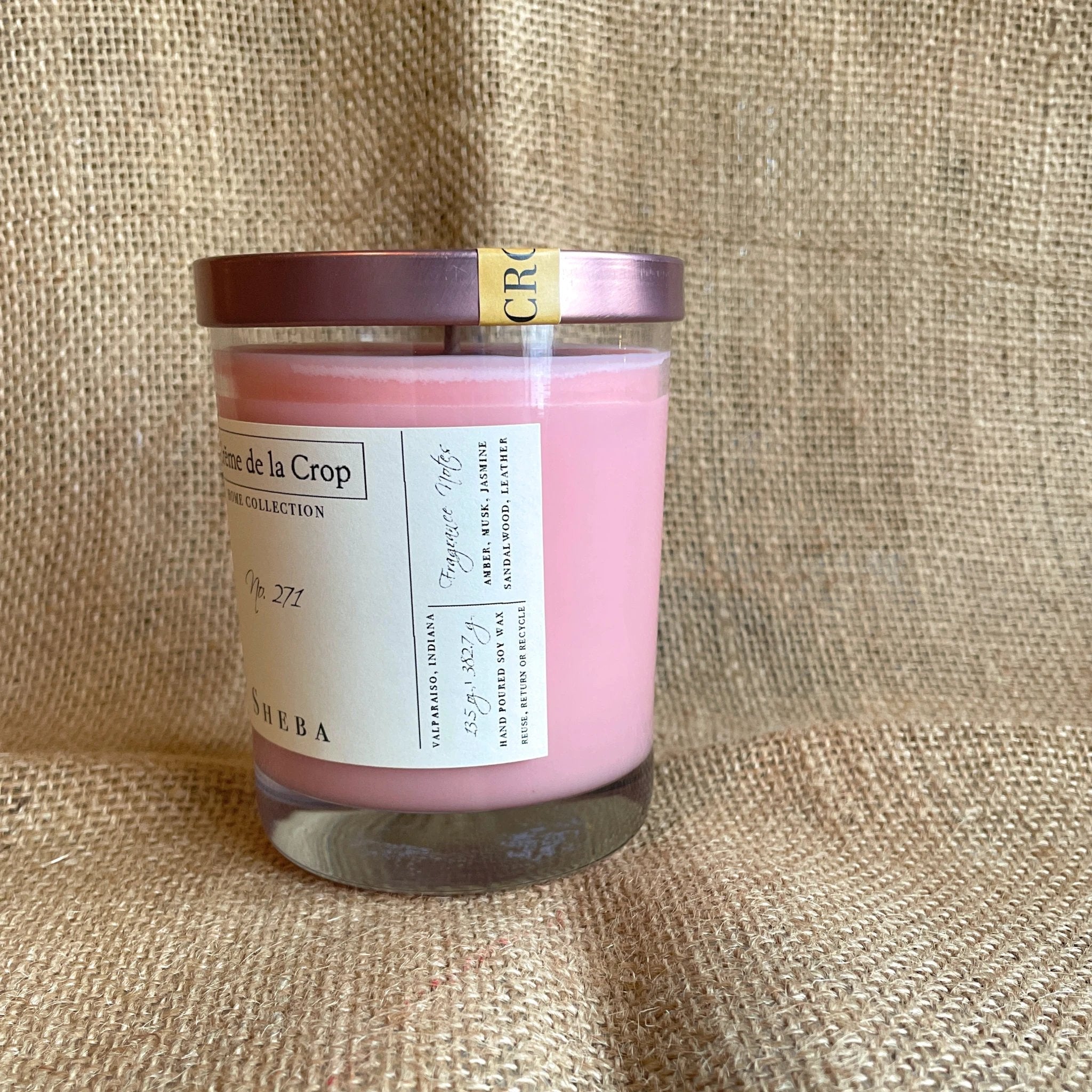 Soy Candle - Sheba by Creme de la Crop